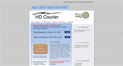 Desktop Screenshot of hdcourier.com